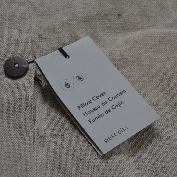 West Elm Accents Nwt West Elm Cotton Linen Velvet Corners 24x24